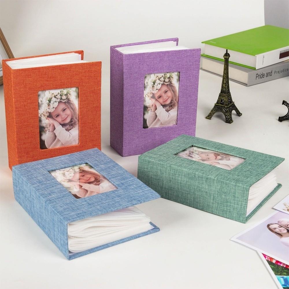 Cloth Cover Scrapbook Album Laminated Photo Storage Slip-in Picture Albums  Baby Growth Record