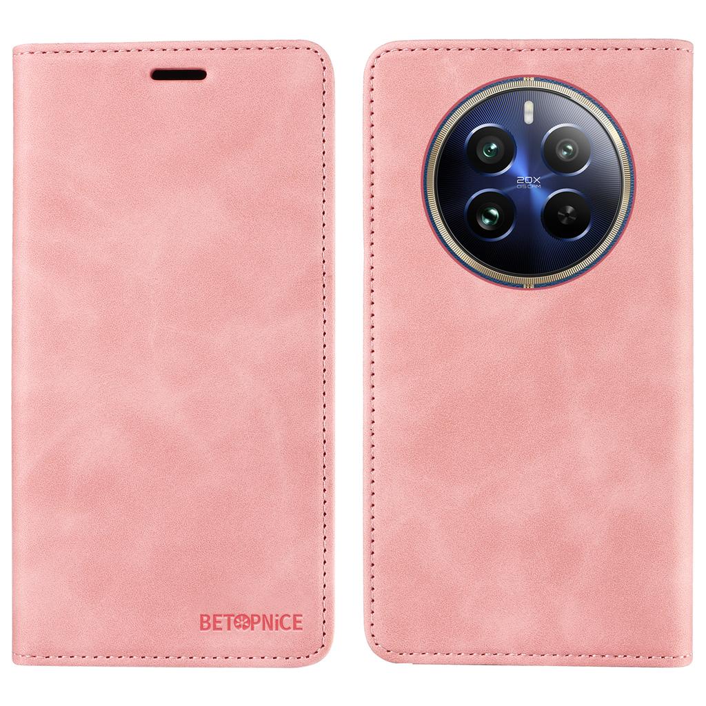 BETOPNICE 003 For Realme 13 Pro 5G (Global)/13 Pro+ 5G (Global)/P1 Pro 5G/12 Pro+ 5G/12 Pro 5G Wallet Case Leather Phone Cover Stand