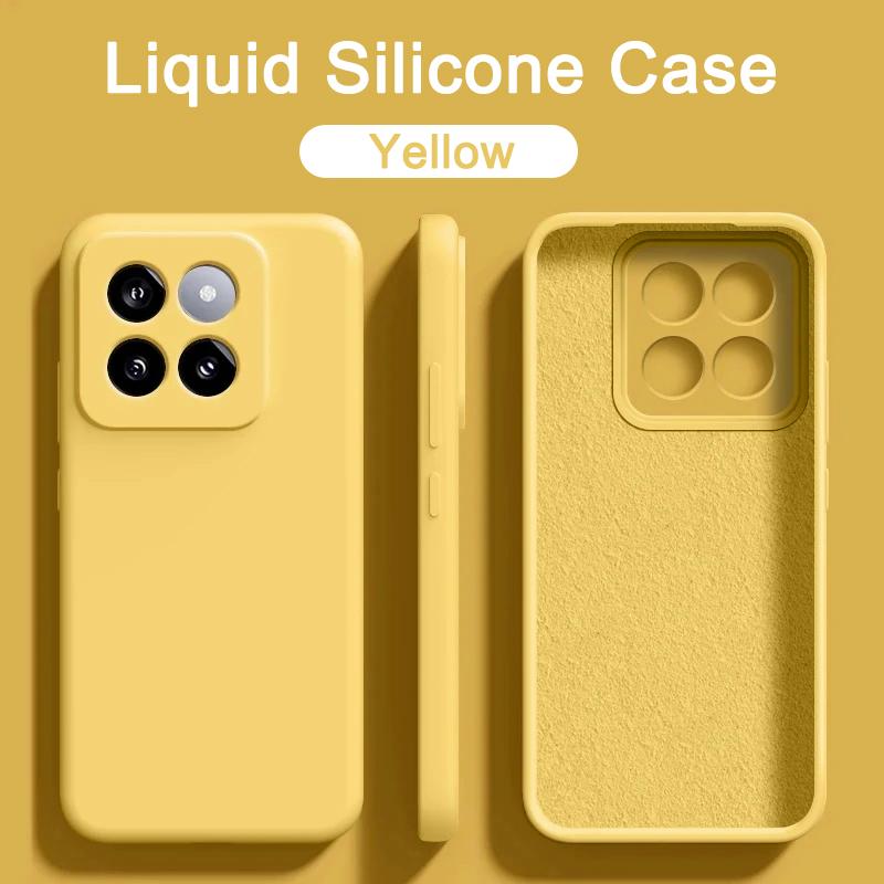 For Poco F6 F5 M6 X6 Pro Phone Case Square Liquid Silicone Cases For Poco X5 F1 F2 M3 M4 X4 X3 F3 F4 GT F6 Pro Shockproof Cover