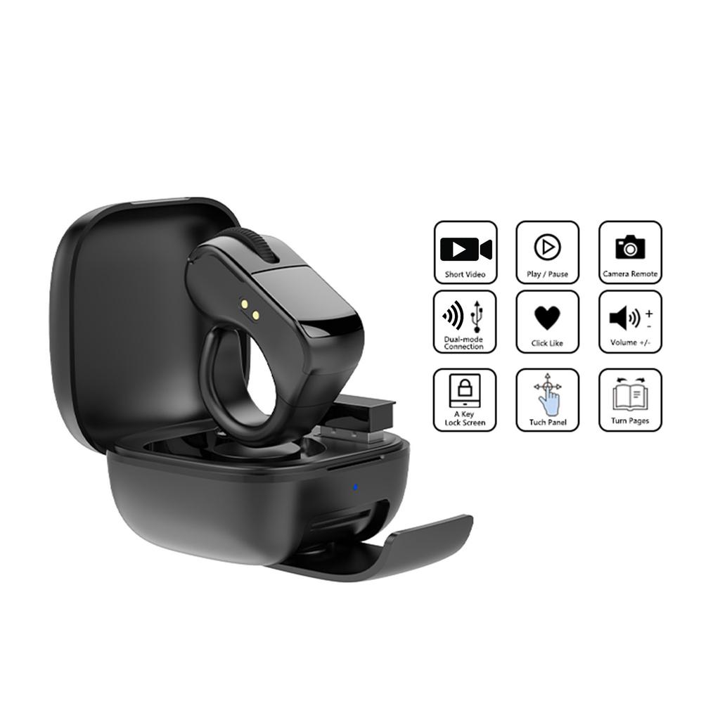 Scrolling Ring Remote Control Function Compatible Remote Control Is Suitable for iPhone iPad Bluetooth Page Turning Ring Roller