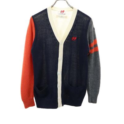 PEARLY GATES Collaboration Long Sleeve V Neck Cardigan Men's Used