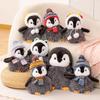 Winter Cute Hooded Penguin Plush Scarf Toy for Girls - Perfect Birthday Gift