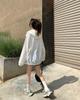 Women's Casual Sporty Long Sleeve Jacket - Spring Versatile Hooded Sun Protection Coat