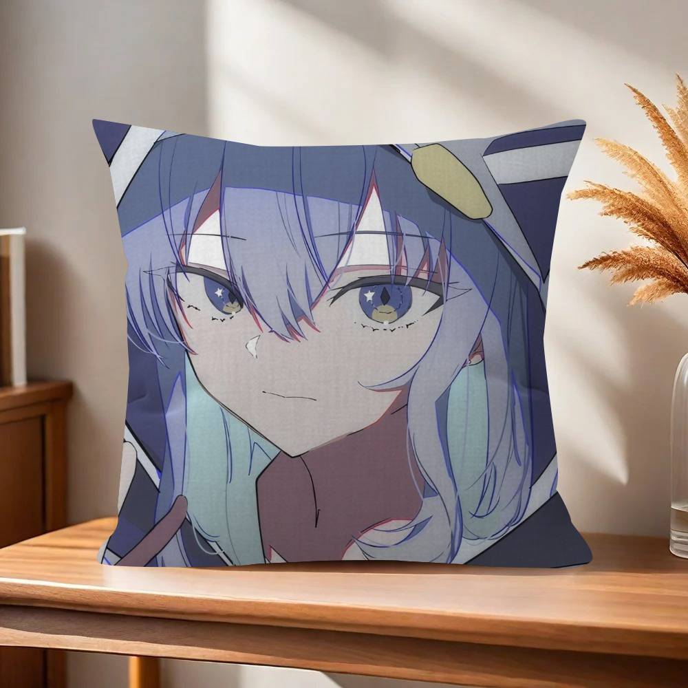 Suichan Hoshimachi Suisei Animation HHololive  Pillow Gifts Home Office Furnishings Bedroom Sofa Car Cushion Cover case 45x45cm