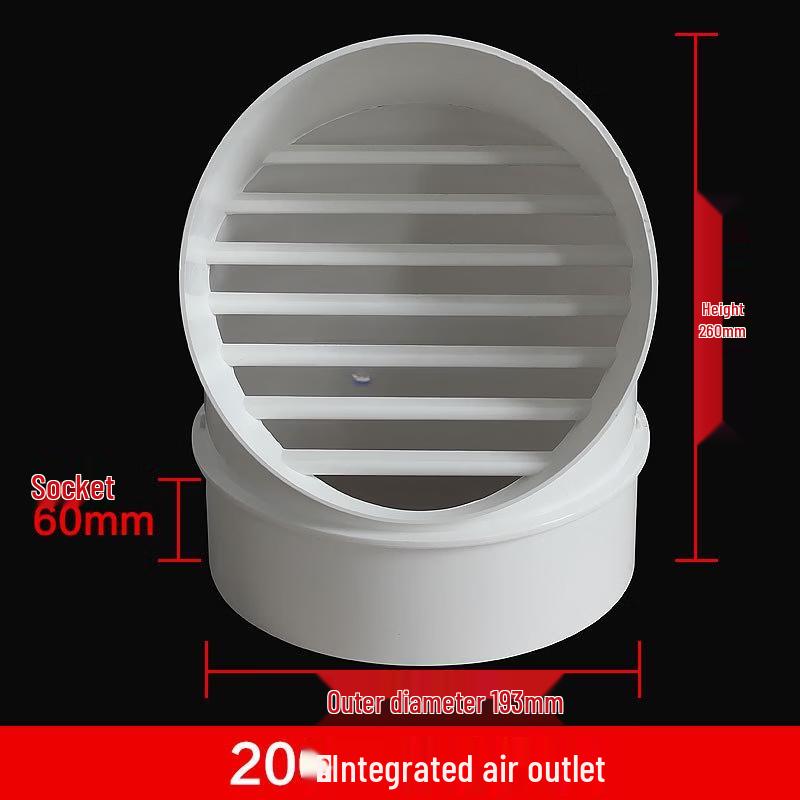 

PVC Exterior Wall Vent Hood