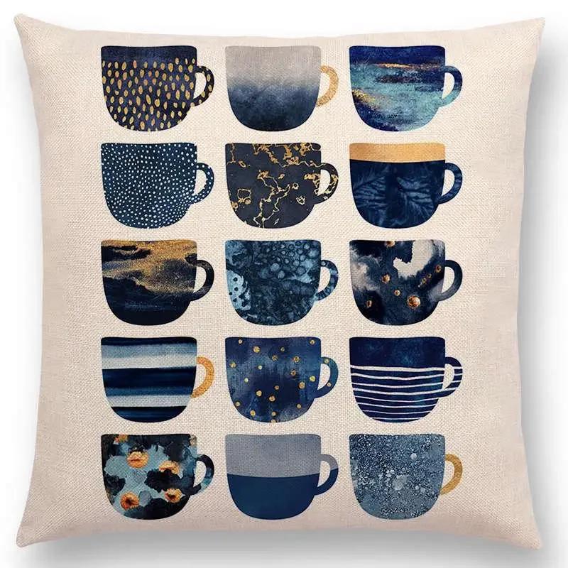 New Abstract Colourful Geometric Pattern Sweet Watercolor Dream Square Round Triangles Gorgeous Cushion Cover Throw Pillow Case
