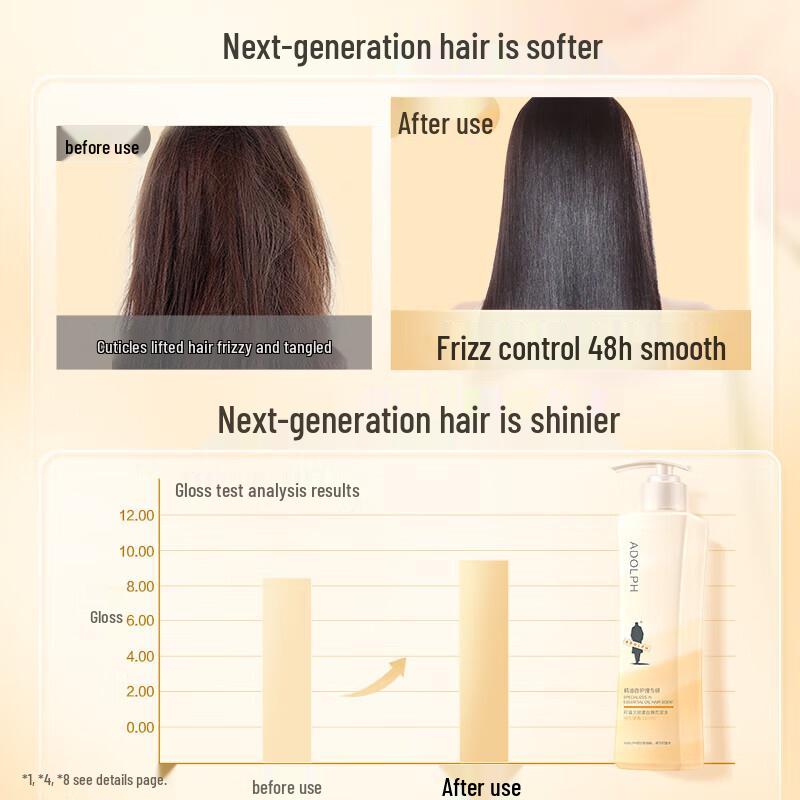 ADOLPH Essential Oil Silky Smooth Shampoo