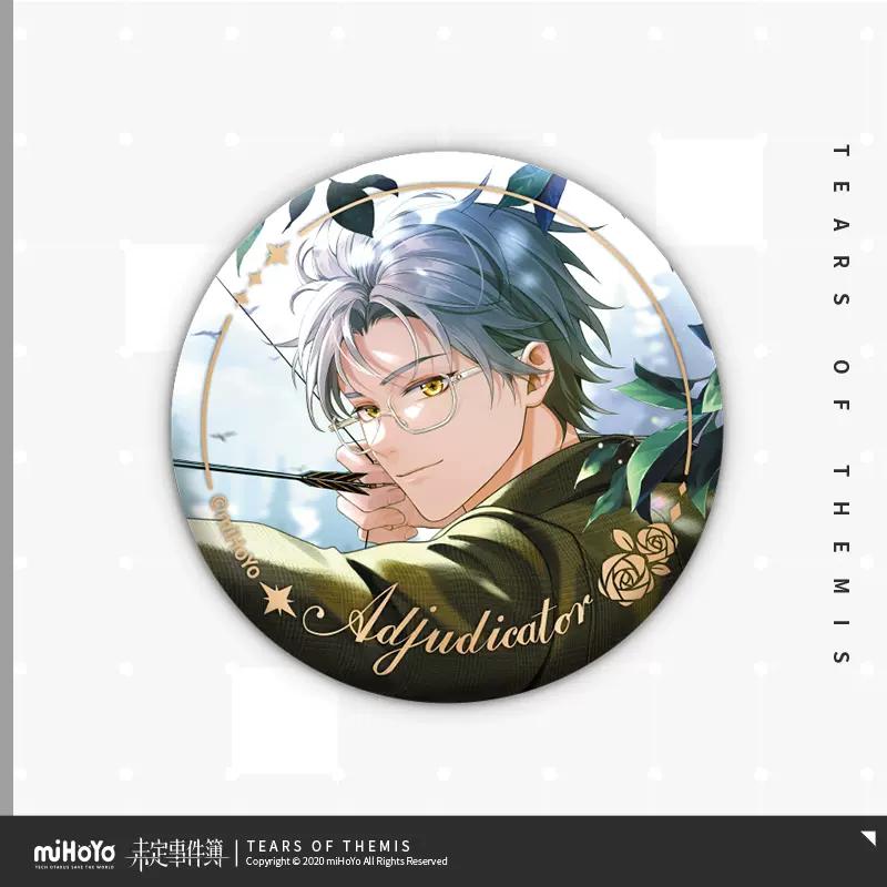 

Sunsyea Tears of Themis Official Merch miHoYo Original Authentic XSMJ Badge RMarius von Hagen Luke Pearce Artem Wing Vyn Richter