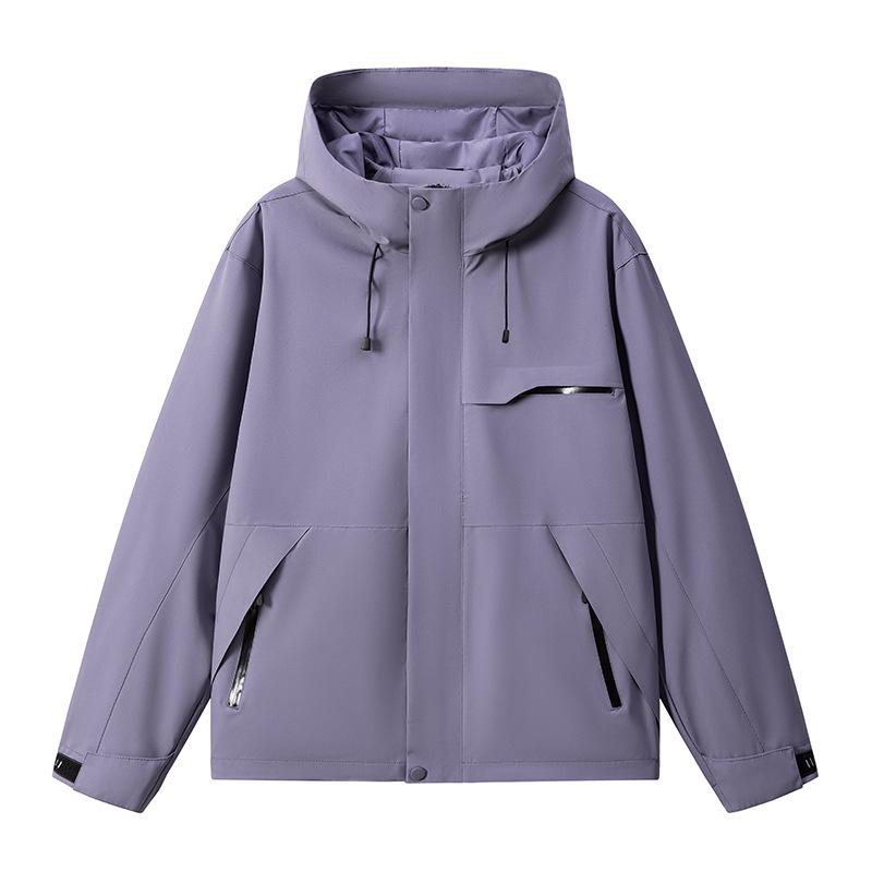 Stylish Outdoor Windproof Waterproof Soft Shell Jacket for Youth
