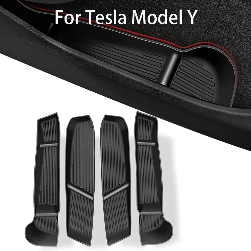 

Door Side Storage Box for Tesla Model Y Juniper Model 3 Highland 2025 Front and Rear Door Insert Storage Box Car Interior Part