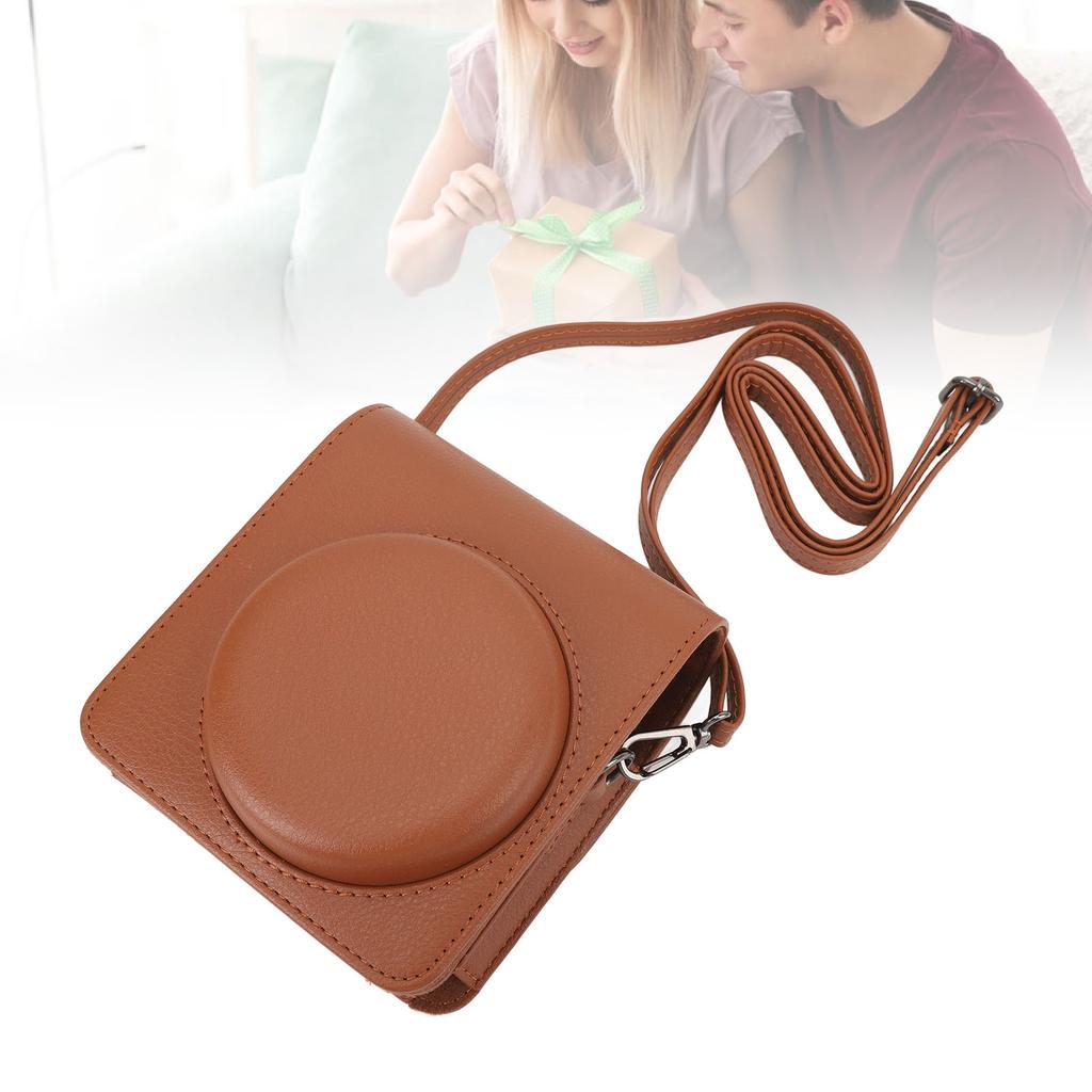 Camera Case with Strap for   99 Retro PU Leather  ive Storage Bag