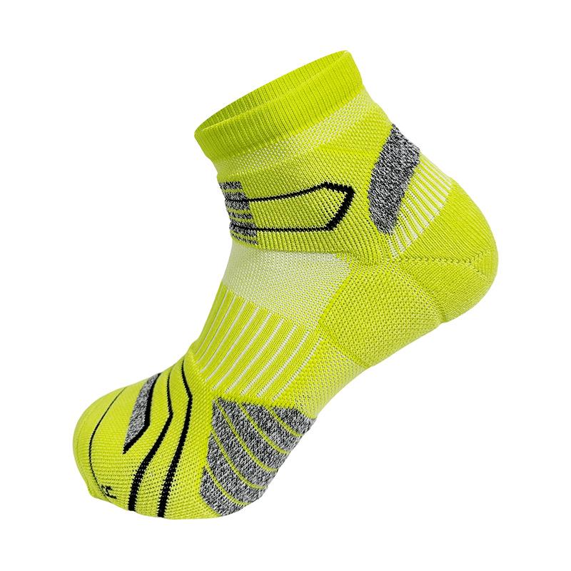 Schnelltrocknende atmungsaktive Laufsocken - Kurz für Erwachsene, Schweißabsorbierend, Frottee-Sohle, Verdickt für Outdoor-Sportarten