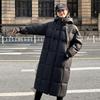 Dames Lange Oversized Capuchon Winddicht Verdikt Warm Winterjack