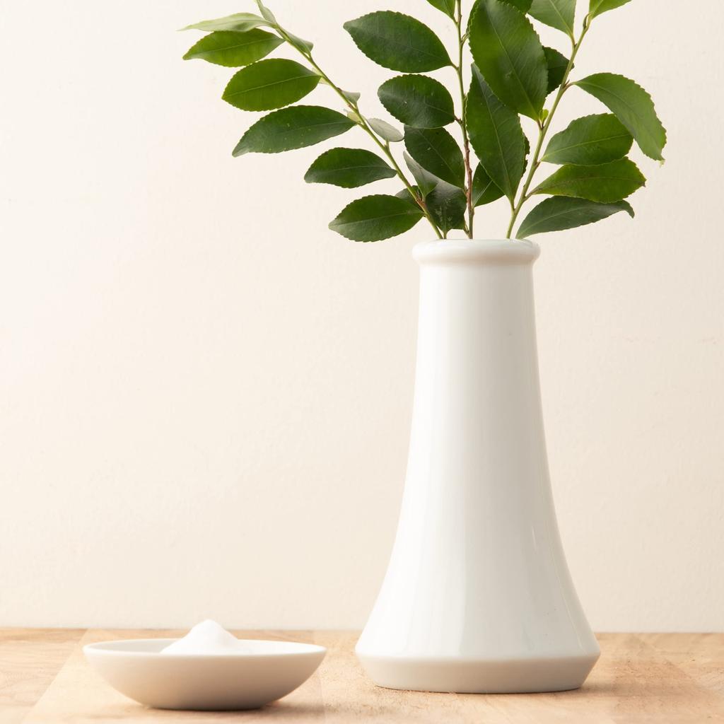 Tomatsu Shoten Buddhist Altar Accessories, White 6.0 Sakaki Stand AM-TM607