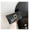 Fashion and exquisite 2025 new solid color trend personalized stone pattern temperament women's dinner hand envelope bag