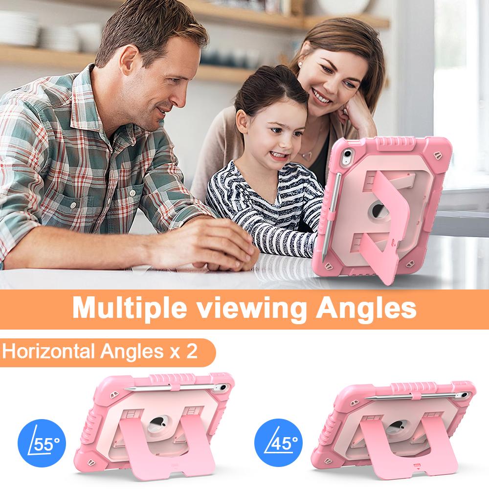 Rugged Stand Case Universal For iPad A16 2025 11th 10.9 2022 10th Gen A3354 A3355 A3356 A2757 A2777 A2696 Cover Shoulder Strap