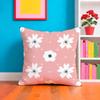 Spring And Summer Floral Cushion Cover Soft Plush Throw Pillow Cover | Double-Sided Cushion Case | Sofa Bedroom Home Decor