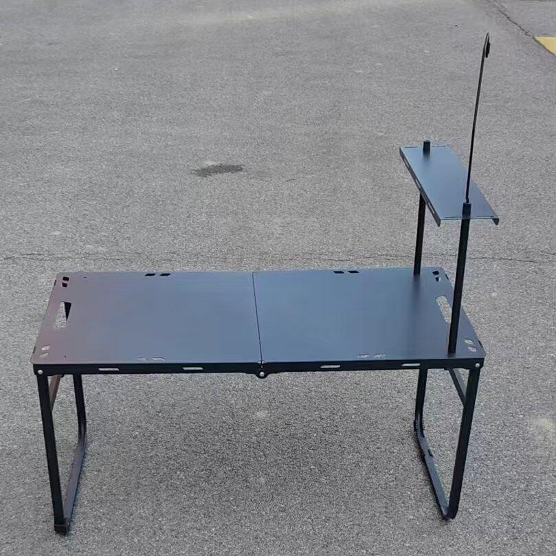 Modular Expandable Outdoor Folding Table: Tactical Hydraulic Rod for BBQ, Tea, and Camping