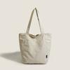 Japanese Style Waterproof Nyl Casual Shoulder Bag for Women Niche Design Large-capacity Canvas Commuter Tote Bag
