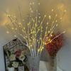 Simulation Tree Branch 20 LED Light String Christmas Decorations For Home Christmas Tree Decorations New Year's Decor