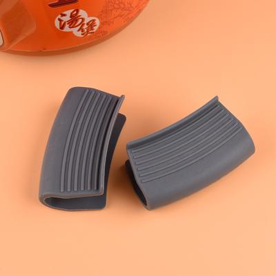 Topfgriff Silikon-GriffpolsterSilikon Umweltfreundliches MaterialWärmeisolierung Und RutschfestKüchenzubehör Gadgets
