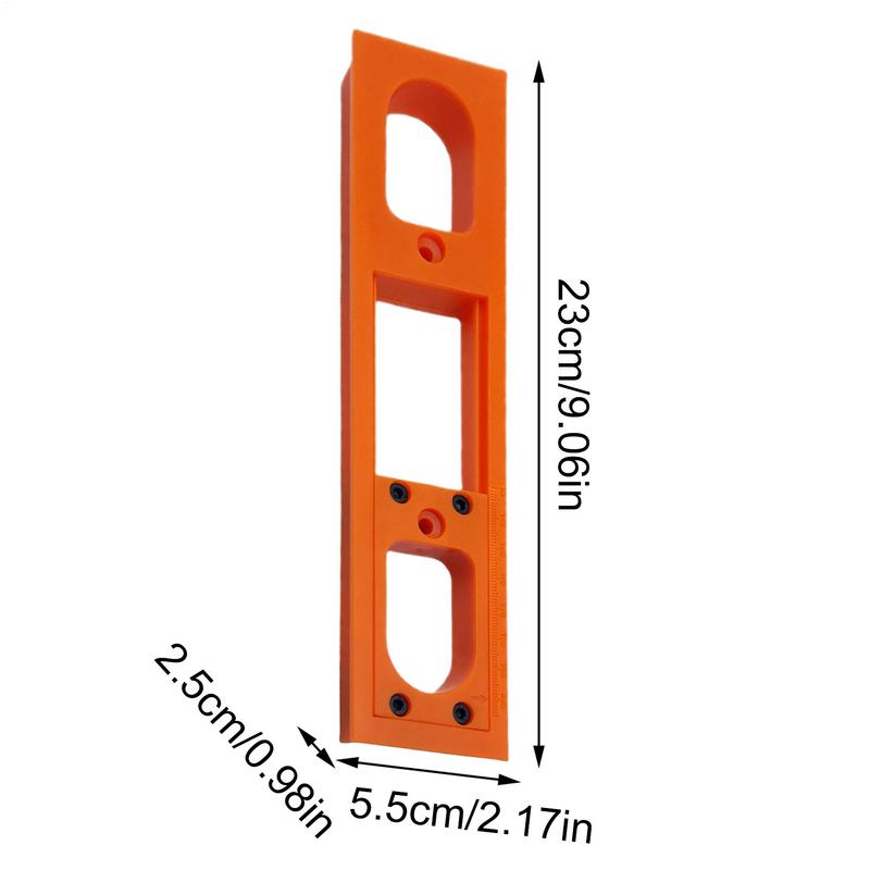 Door Hinge Router Jig Router Template For Door Hinges Quick Accurate Portable Set Mounting Tool For Exterior Woodworking Garage
