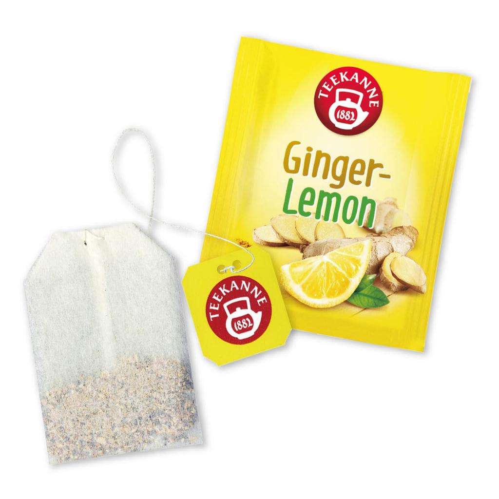 Pompadour Ginger Lemon 20 Tea Bags 71093 X 10 Sets &
