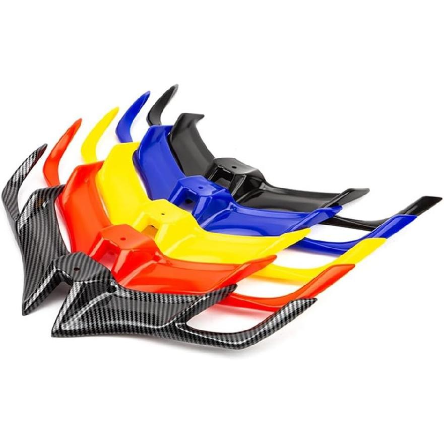 Motorcycle Winglet Carbon Universal ABS Fiber Fairing Motorcycle Wing Aerodynamic Winglet Dynamic Spoiler Wings Compatible for R15 V3 2017-2020