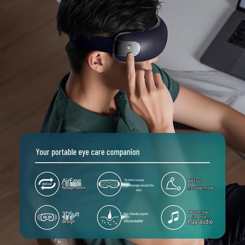 Philips PPM5101E Smart Eye Massager with Heat & Bluetooth CN Plug (adapter Included)