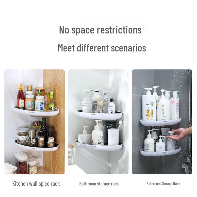 ecoco No-Drill Bathroom Storage Shelf