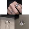 Moonstone Ring Women Opendesign Dainty Copper Jewelry For Fashion Lovers