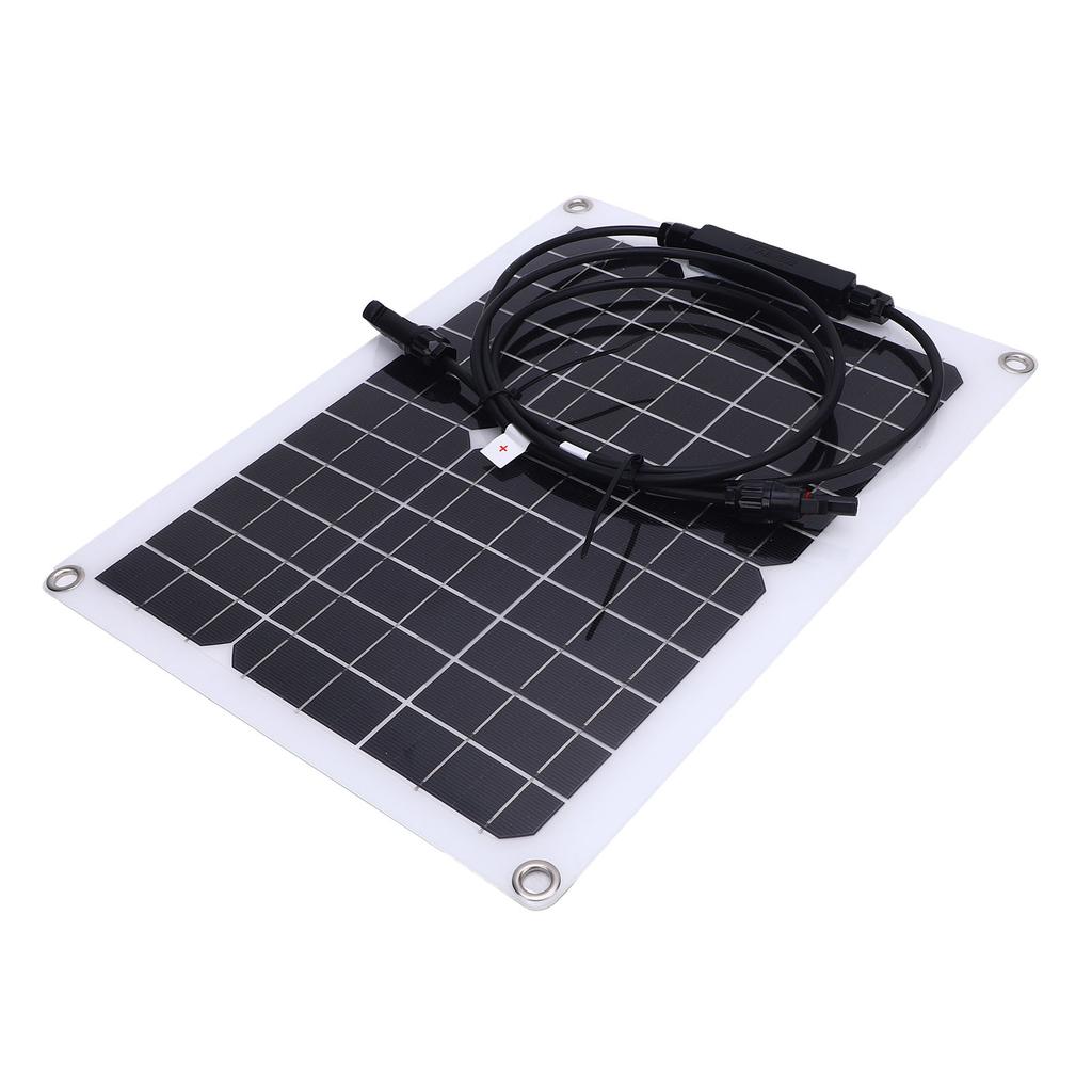 Solar Panel Charger Kit 15W18V Rain Proof Multifunctional Car Solar Panel Battery Charger with
