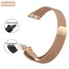 Metallklokkerem for Huawei Band 6 7 Band Honor 6 Armbånd med TPU-veske Skjermbeskytter Myk film Huawei Magnetic Loop Strap