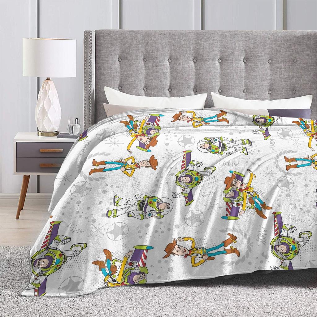 Super Soft BlanketsStudents Travel Toys Storys Throw Blanket Flannel Bedspread For Bedroom Novelty Sofa Bed Cover