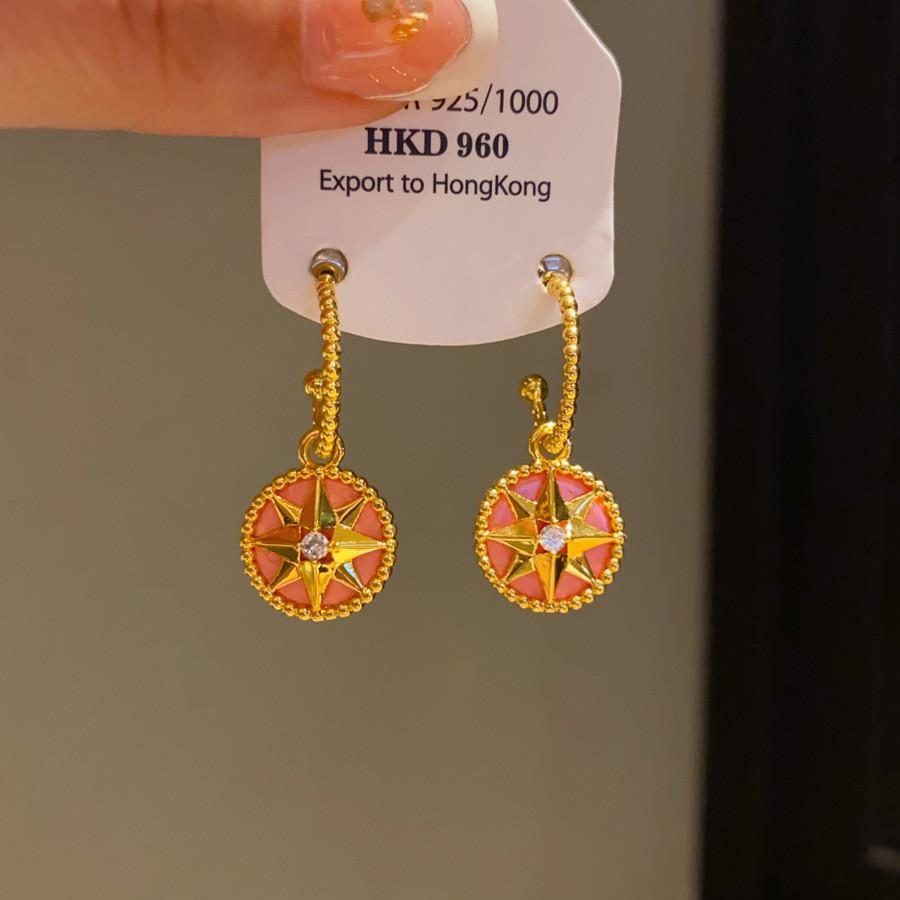 

Geometric Zircon Star Pendant Necklace For Women With Copper Chain And Light Luxury Style Style E