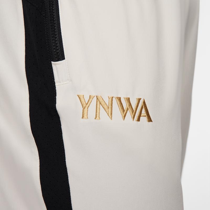 Nike Dri-Fit Color Block Quick-Dry Jacket Straight Leg Pants Basketball Set Men Set Light-Brown Black Gold FN7133-104