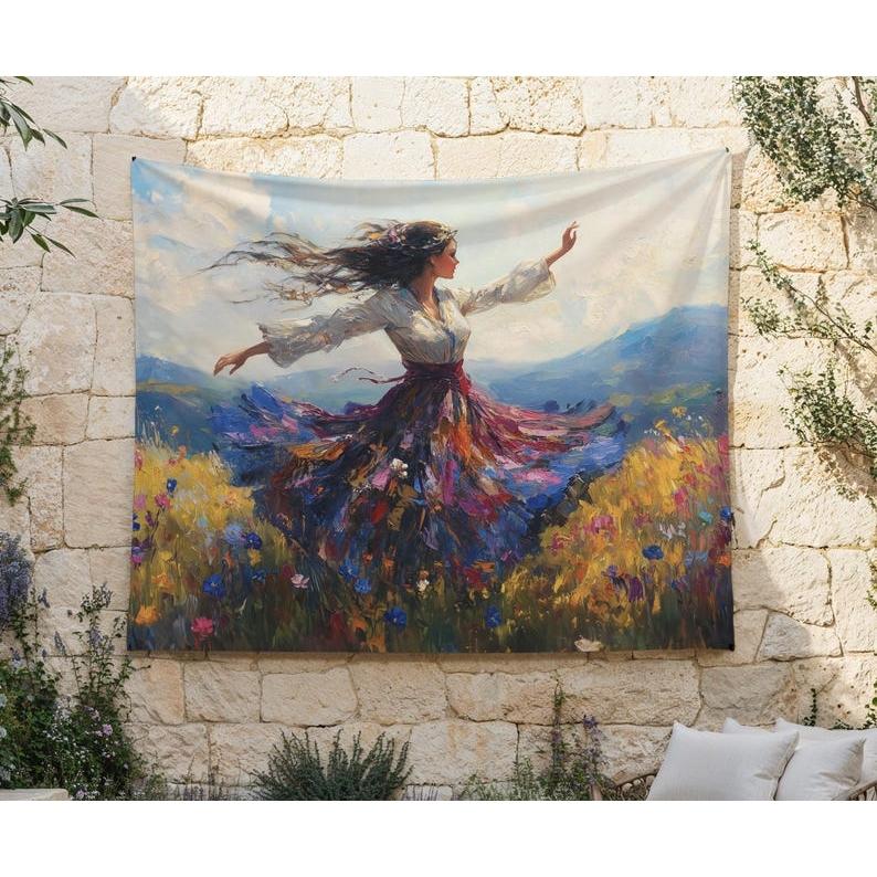 Free spirit tapestry 75x100 чёрный