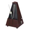 Uxcell Mechanical Metronome, High-Precision Music Timer, Versatile Metronome for Piano, Guitar, Violin, and Ukulele Players, Teak Color