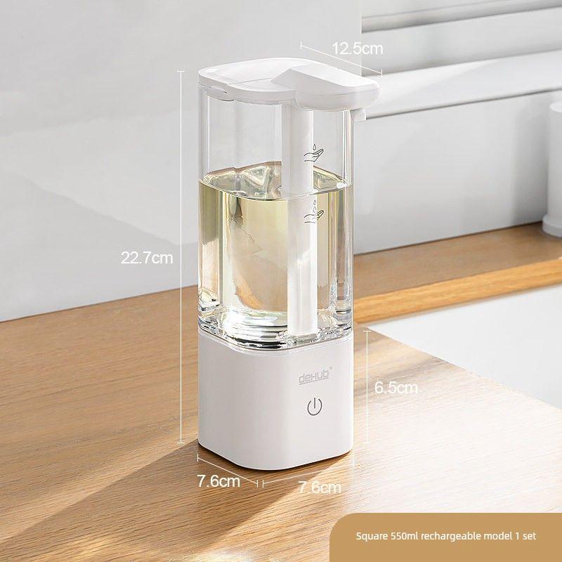 

Detergent Automatic Sensor Kitchen Intelligent Self-Service Soap Dispenser Electric Hand Washing Machine Detergent Machine Wall-Mounted Square (550ml Rechargeable Model) 1 Unit