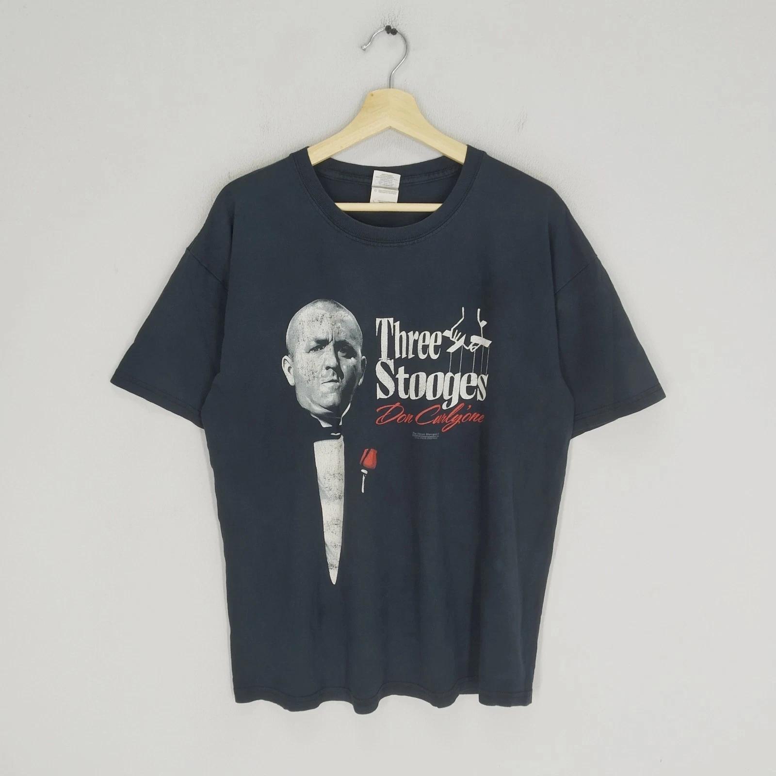 Vintage 2000s The Three Stooges American Comedy Drama T-Shirt Size L S