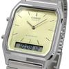 Casio CASIO ANADIGI ANA-DIGI QUARTZ WATCH VINTAGE SERIES AQ-230A-9AMQY Unisex Dual Time Lime Ye...