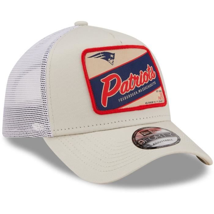 Casquette Trucker New Era A-Frame - New England Patriots stone - Homme