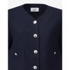 CC collect. Half Sleeve Crop Tweed Jacket C262msf137
