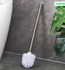 Toilet Brush with Brush and Handle - Plastic & Stainless Bathroom Cleaning Tool