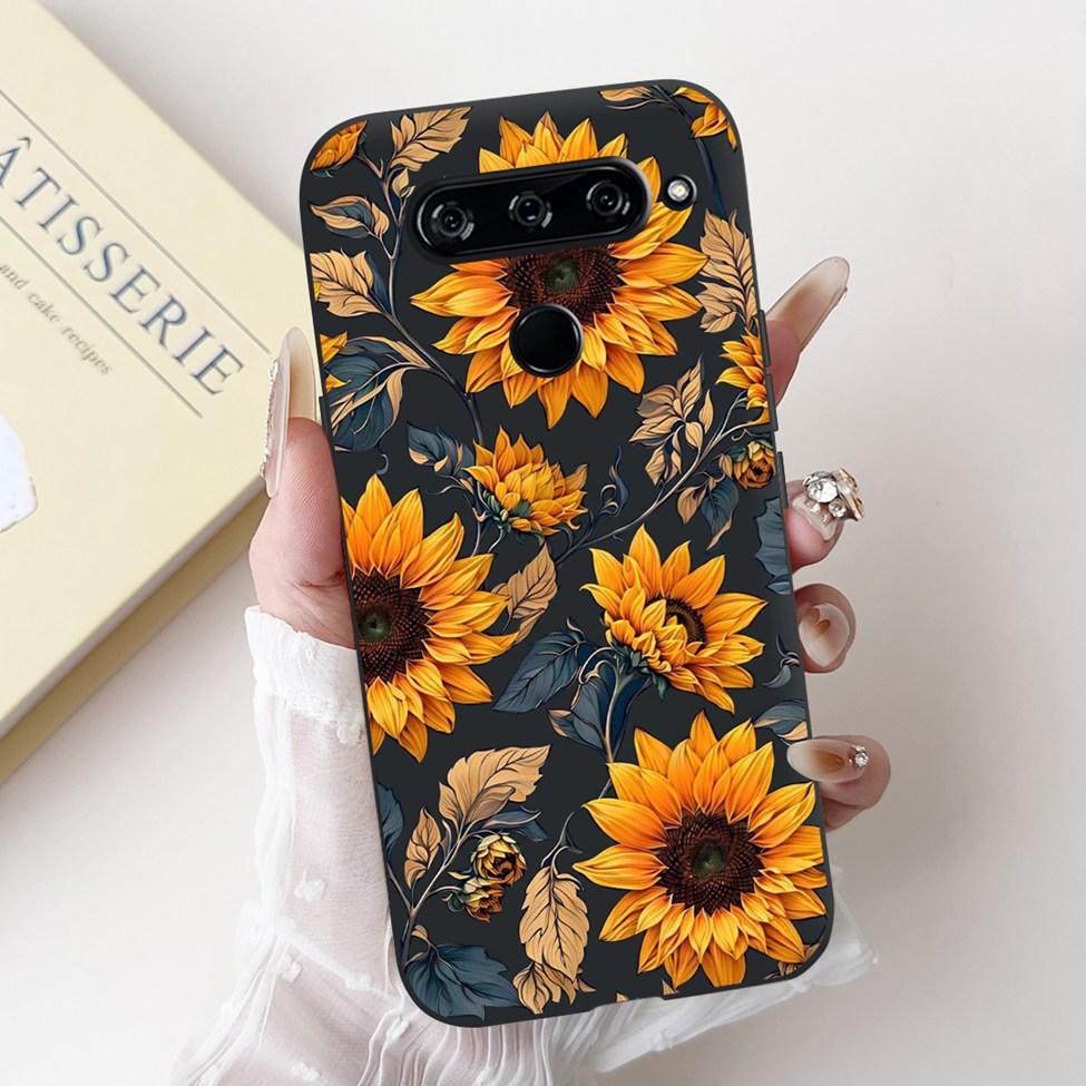 For LG V40 V50 ThinQ Case V50S ThinQ Cute Cartoon Cat Luxury Cool Shockproof Silicone Back Cover For LG V50S ThinQ 5G Phone Case