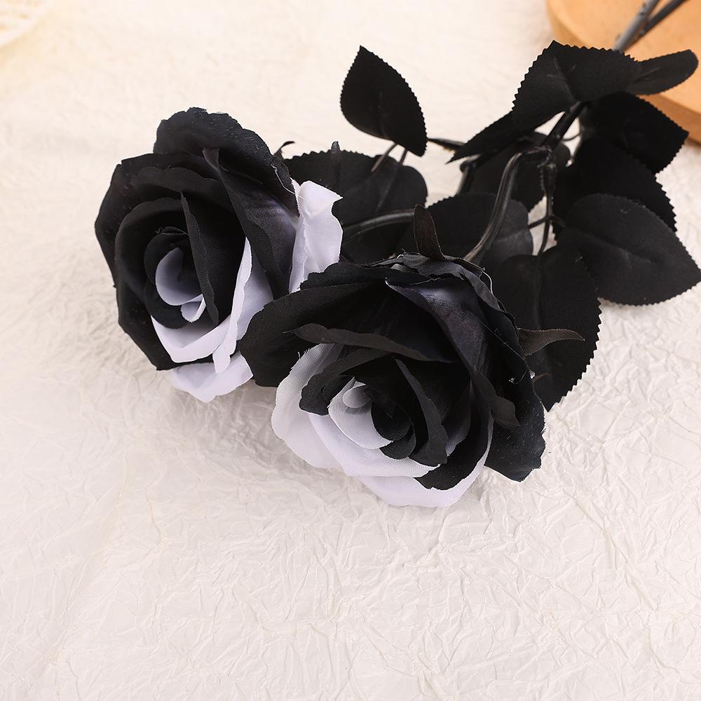 Hot Selling Black Magic Rose for Halloween Costume - Artificial Flower