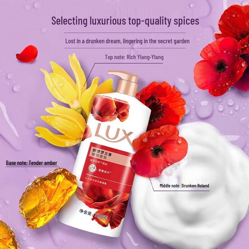 Lux Refreshing Orchid Scented Shower Gel