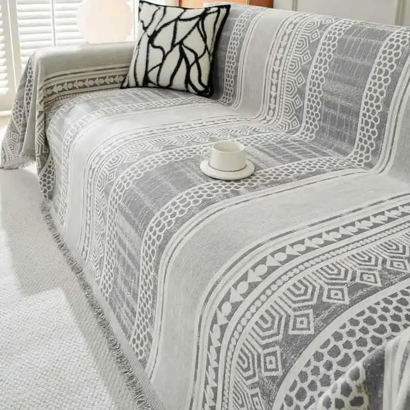 

Чехол для дивана из шенилла, мягкое одеяло для дивана, кресла, противоскользящее, пылезащитное, всесезонное, универсальное, подлокотник, подушка для сиденья, домашний декор 180x90