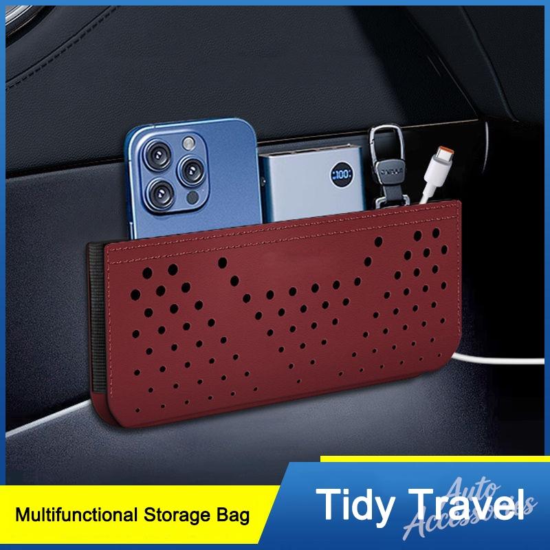 For Porsche MO7Car Storage Box Multi-Functional Car Side Hanging Organizer Bag For Porsche 911 Taycan Panamera Cayenne Boxster Cayman stickers