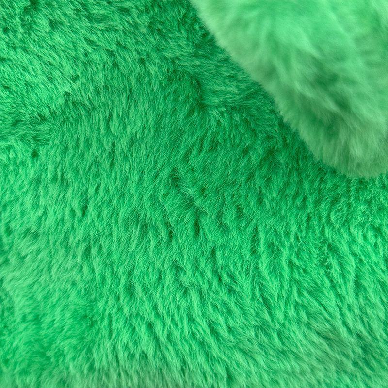 Green Flying Dragon Plush Cartoon Motorcycle Helmet Cover - Dragon Head Personality Accessories